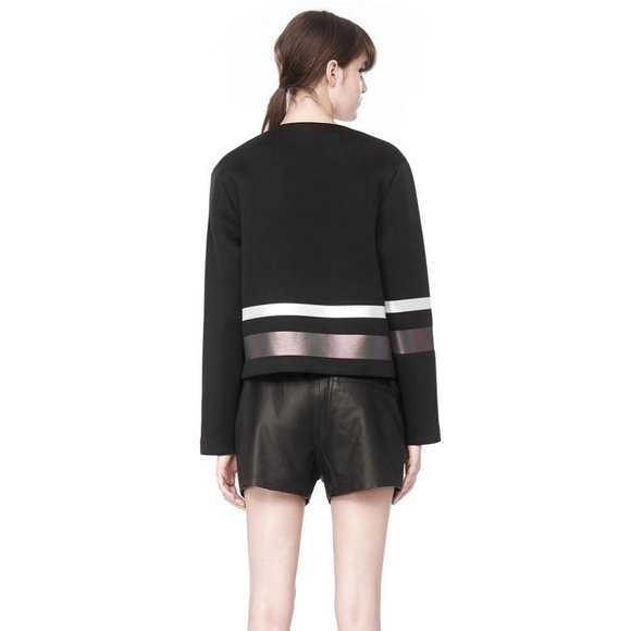 Alexander Wang Women's Black Scuba Sweatshirt - Picture 2 of 2